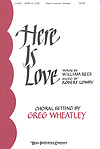 Here Is Love SATB choral sheet music cover